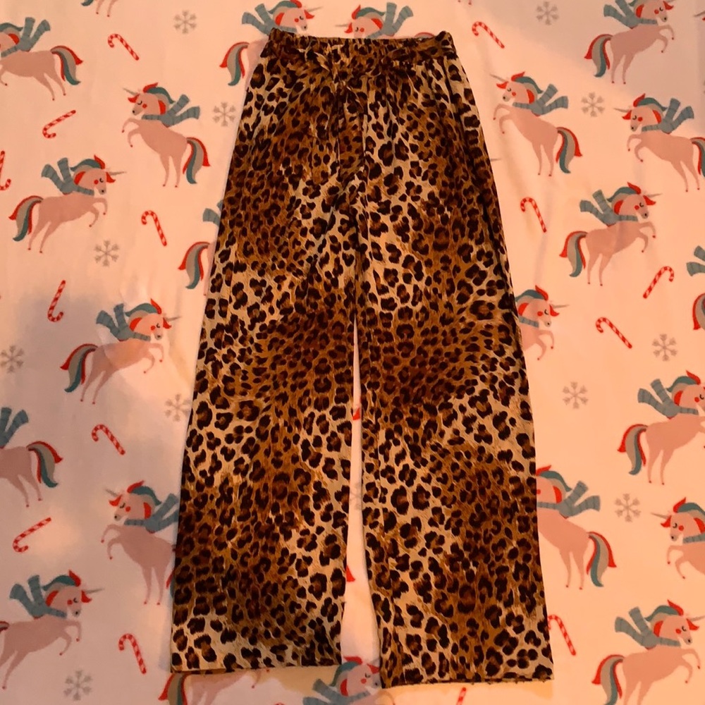 Animal Print Pants